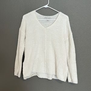 Knox Rose Small Women’s White Popcorn Sweater
